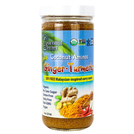 Coconut Secret Ginger Turmeric Soy-Free Malaysian Inspired Curry Sauce, 237ml