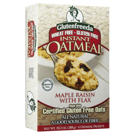 Glutenfreeda Maple Raisin with Flax Instant Oatmeal, 288g