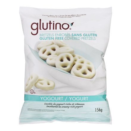 Glutino gluten-free Yogurt Covered Pretzels, 156g