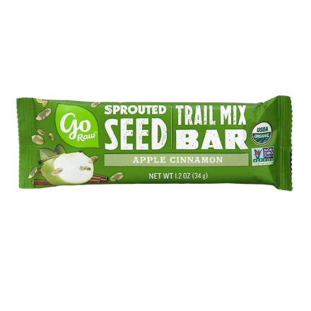 Go Raw Sprouted Seed Trail Mix Bar Apple Cinnamon, 34g