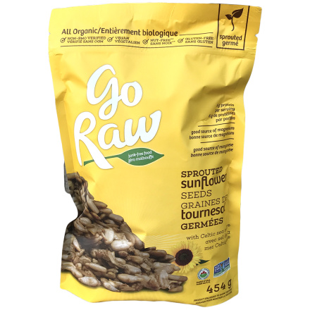 Go Raw Organic Sprouted Sunflower Seeds, 397g