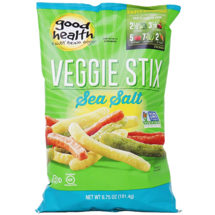 Good Health Veggie Stix Sea Salted Less Fat, 177.2g