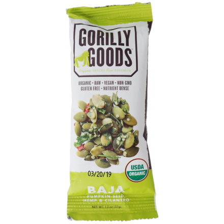 Gorilly Goods Baja Trail Mix Pumpkin Seed, Hemp & Cilantro, 37g