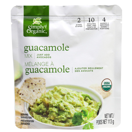 Simply Organic Guacamole Mix Sauce, 113g