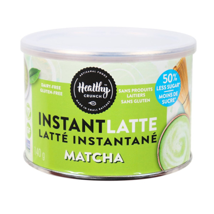 Front of Healthy Crunch Instant Latte Matcha, 140g