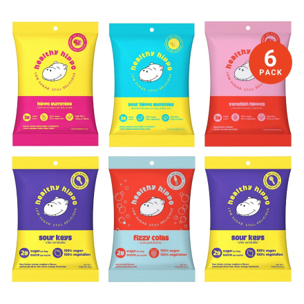 Healthy Hippo Low Sugar Gummies Variety Pack