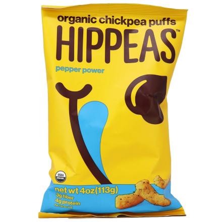 Hippeas Pepper Power Organic Chickpea Puffs, 113g