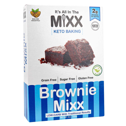 Front of It’s All In The Mixx Keto Brownie Mixx, 255g