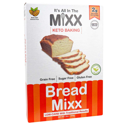 Front of It’s All In The Mixx Keto Bread Mixx, 255g