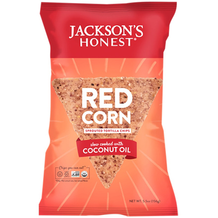 Jackson's Honest Red Corn Tortilla Chips, 156g