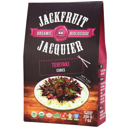 Ecoideas Organic Jackfruit Teriyaki Cubes, 200g