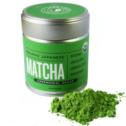 Jade Leaf Matcha Organic Stone Ground Green Tea Powder, 30g Tin