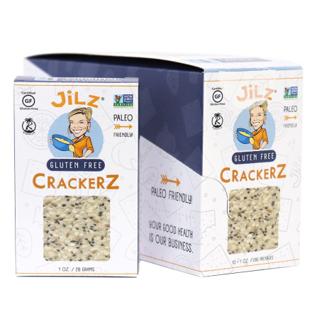 Jilz Gluten Free Original Crackerz Snack Pack, 10 pack
