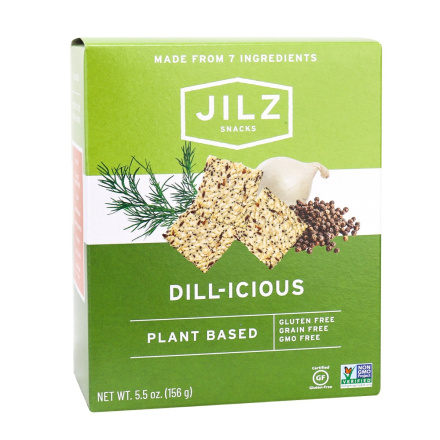 Jilz Gluten Free Dill-icious Crackerz, 155g