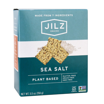 Jilz Gluten Free Sea Salt Crackerz, 156g