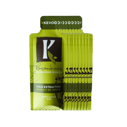 Kasandrinos Organic Extra Virgin Olive Oil, 20 Travel Packets