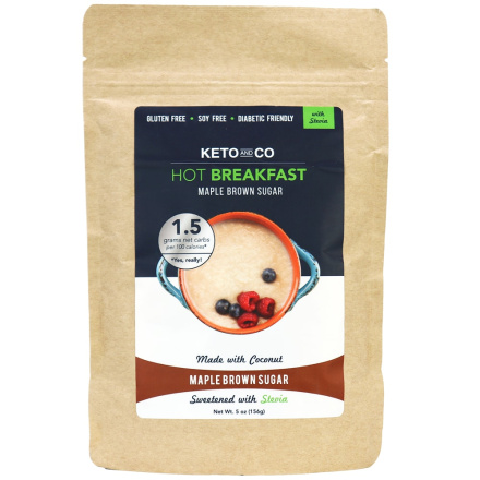 Keto & Co Keto Hot Breakfast Maple Brown Sugar, 156g