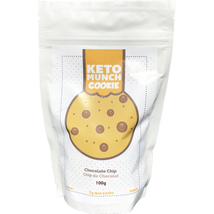 Keto Munch Chocolate Chip Cookies, 100g
