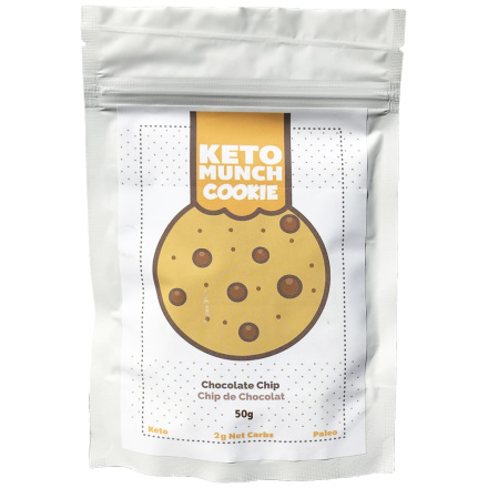 Keto Munch Chocolate Chip Cookie, 50g