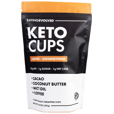 Eating Evolved Unsweetened Coffee Keto Cups, 7 Cups
