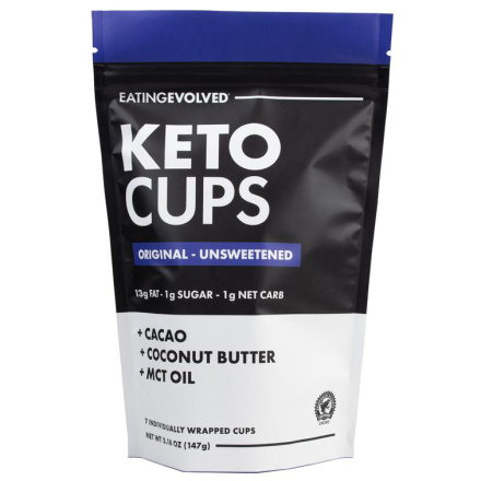 Eating Evolved Unsweetened Original Keto Cups, 7 Cups
