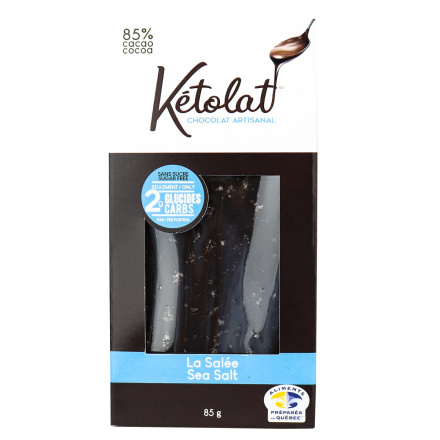 Ketolat Artisan Chocolate Sea Salt, 85g