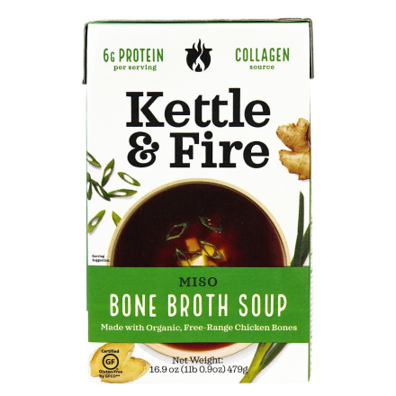Kettle & Fire Miso Bone Broth Soup, 479g
