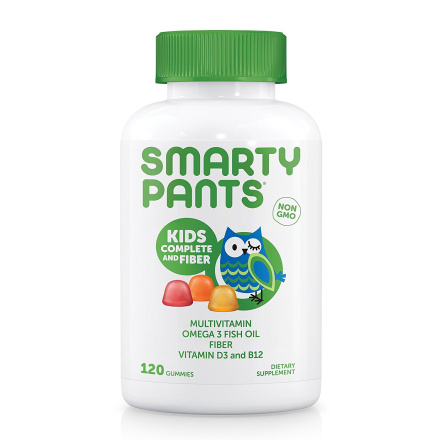 SmartyPants Kids Complete and Fiber Vitamins, 120 gummies