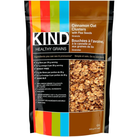 Kind Cinnamon Oat Clusters with Flax Seeds, 312g