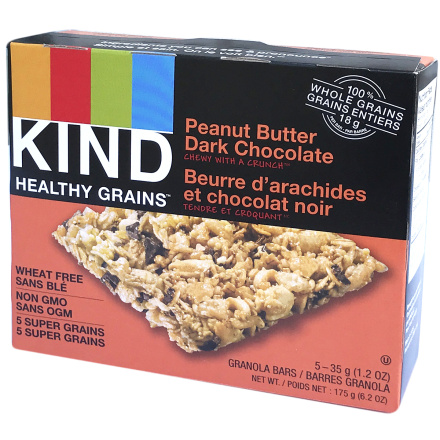 Kind Peanut Butter Dark Chocolate Granola Bar, 5 Bars