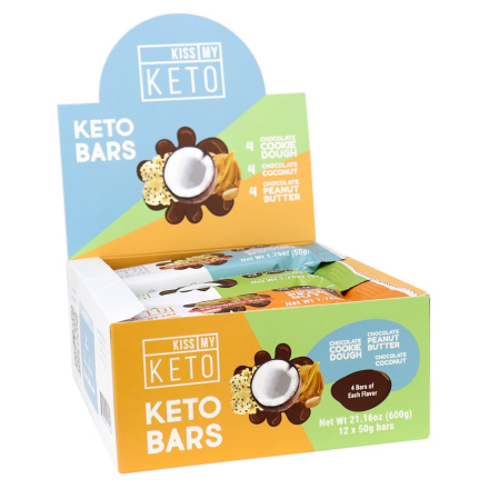 Kiss My Keto Bars Variety Pack, 600g