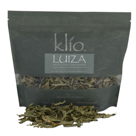 Klio Greek Lemon Verbena Tea From West Pindos Mountains, 50g