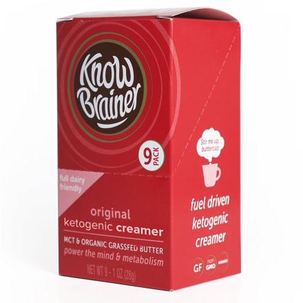 Know Brainer Original Dairy Creamer, 9 Packets