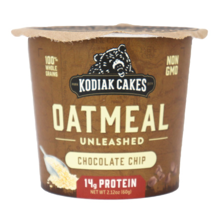 Kodiak Oatmeal Unleashed Cup Chocolate Chip, 60g