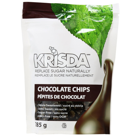 Krisda Semi-Sweet Chocolate Chips, 285g