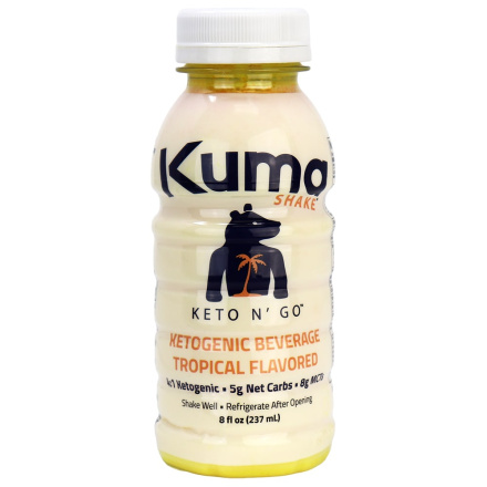 Kuma Shake Ready-To-Drink Low-Carb Fat Bomb Drink, 237ml