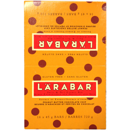 LaraBar Peanut Butter Chocolate Chip, 16 Bars