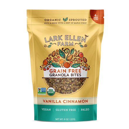 Lark Ellen Farm Grain Free Granola Bites - Vanilla Cinnamon, 227g