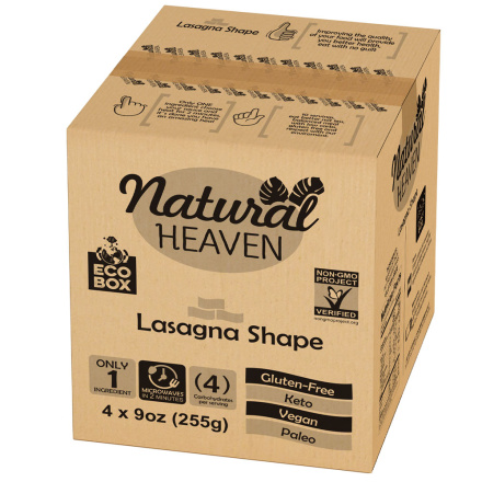 Natural Heaven Eco Box Lasagna Shape, 255g 
