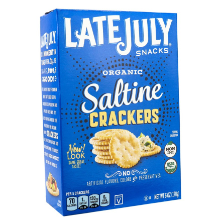 Late July Organic Saltine Crackers, 170g