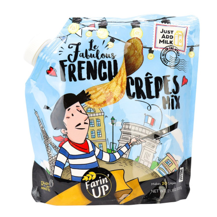 Farin' UP Le Fabulous French Crepes Mix, 600g