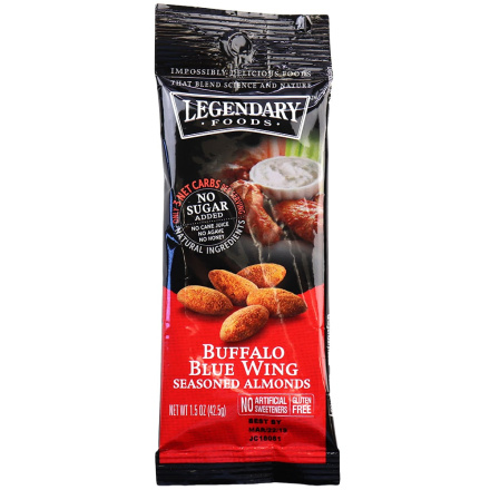 Legendary Foods Buffalo Blue Wing Seasoned Almonds, 42.5g