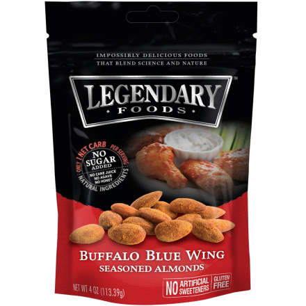 Legendary Foods Buffalo Blue Wing Seasoned Almonds, 113g