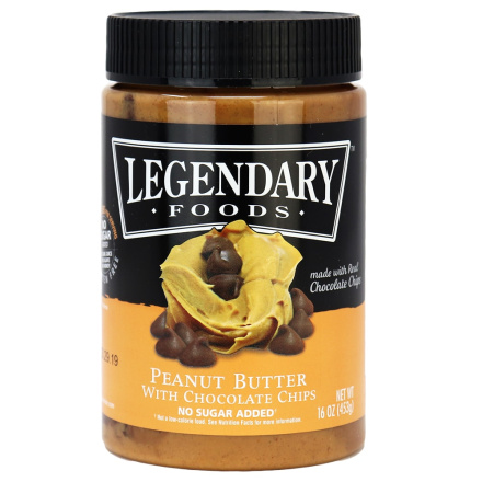 Legendary Foods Peanut Butter Chocolate Chip Nut Butter, 454g