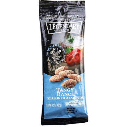 Legendary Foods Tangy Ranch Seasoned Almonds, 42.5g