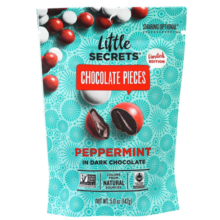Little Secrets Chocolate Pieces Peppermint in Dark Chocolate, 142g