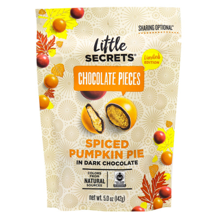Little Secrets Spiced Pumpkin Pie Dark Chocolate Pieces, 142g