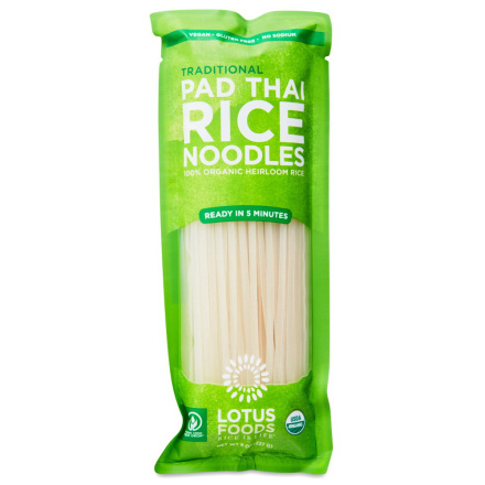 Lotus Foods Organic Traditional Pad Thai Rice Noodles, 227g
