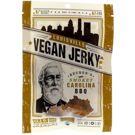 Louisville Vegan Jerky Smokey Carolina BBQ, 85g