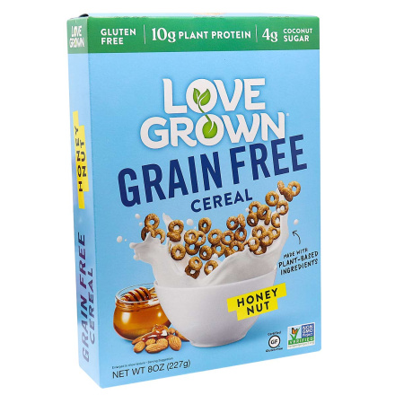 Love Grown Grain-Free Cereal Honey Nut, 227g